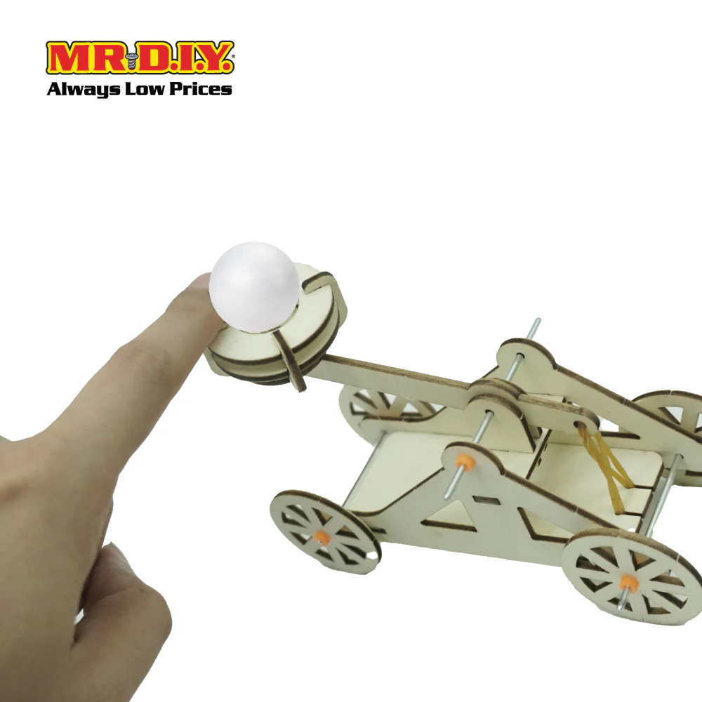 STEM Handmade Science Tinkering Kids Toys Catapult - Image 2