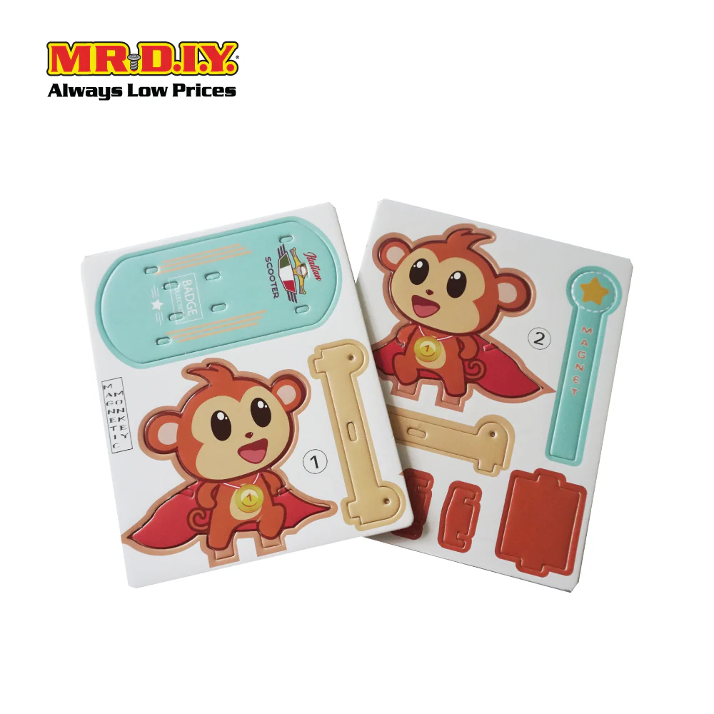 STEM Handmade Science Tinkering Kids Toys Monkey Skating - Image 4