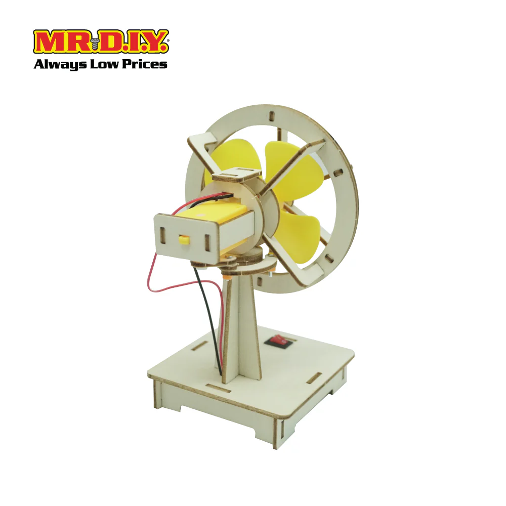 STEM Handmade Science Tinkering Kids Toys Oscillating Fan - Image 2