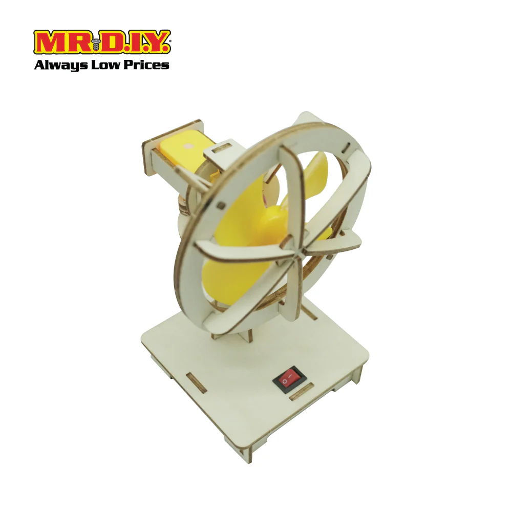 STEM Handmade Science Tinkering Kids Toys Oscillating Fan - Image 3