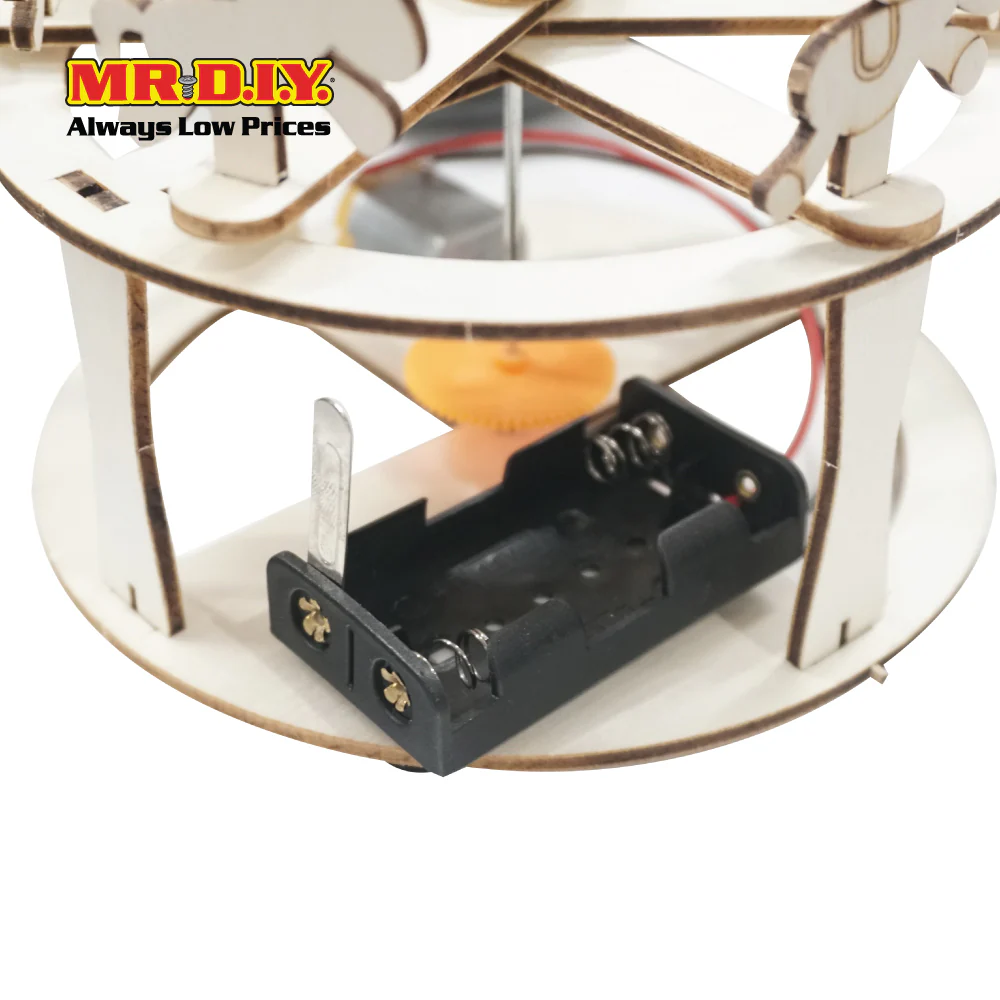STEM Handmade Science Tinkering Kids Toys Carousel - Image 4