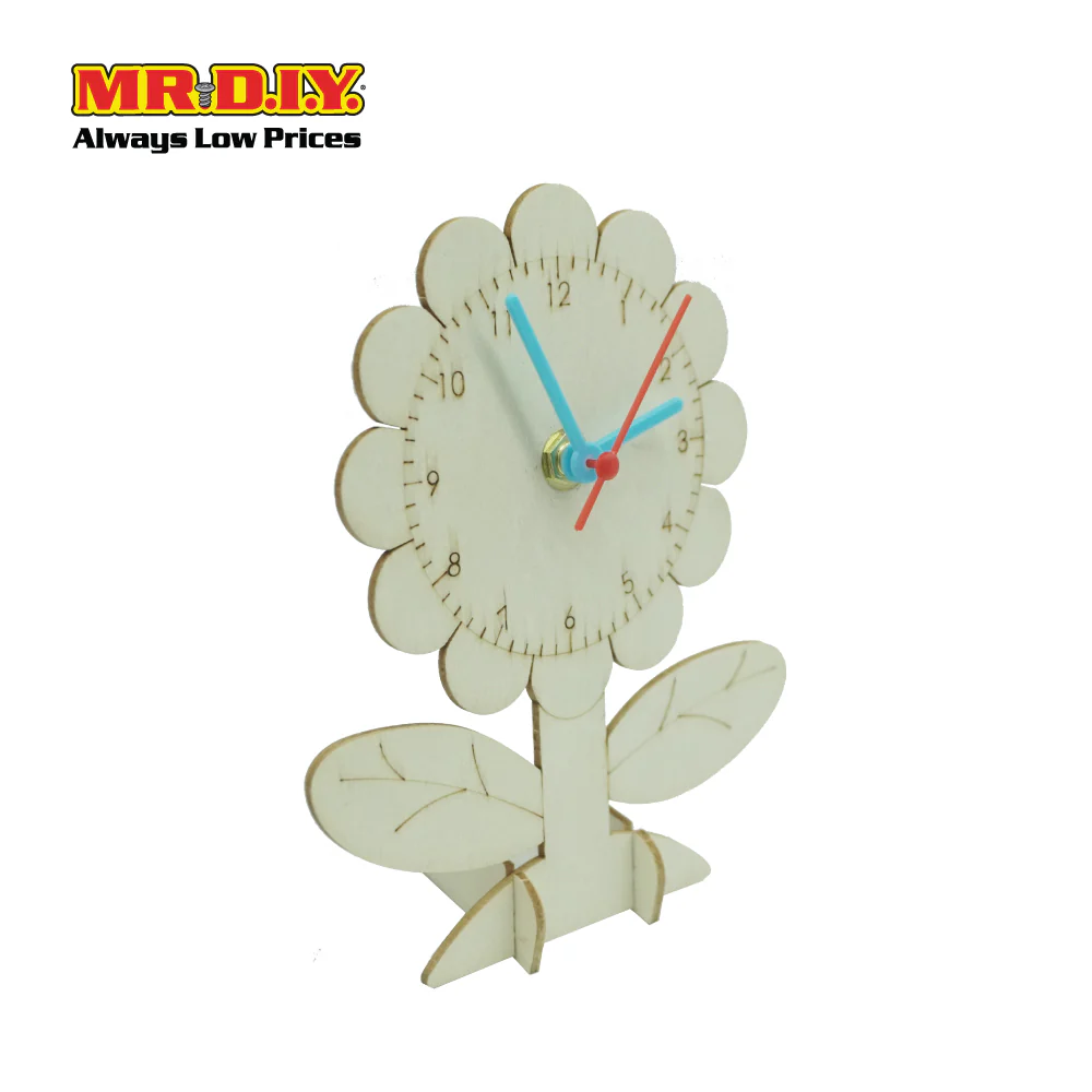 STEM Handmade Science Tinkering Kids Toys Sunflower Clock - Image 3