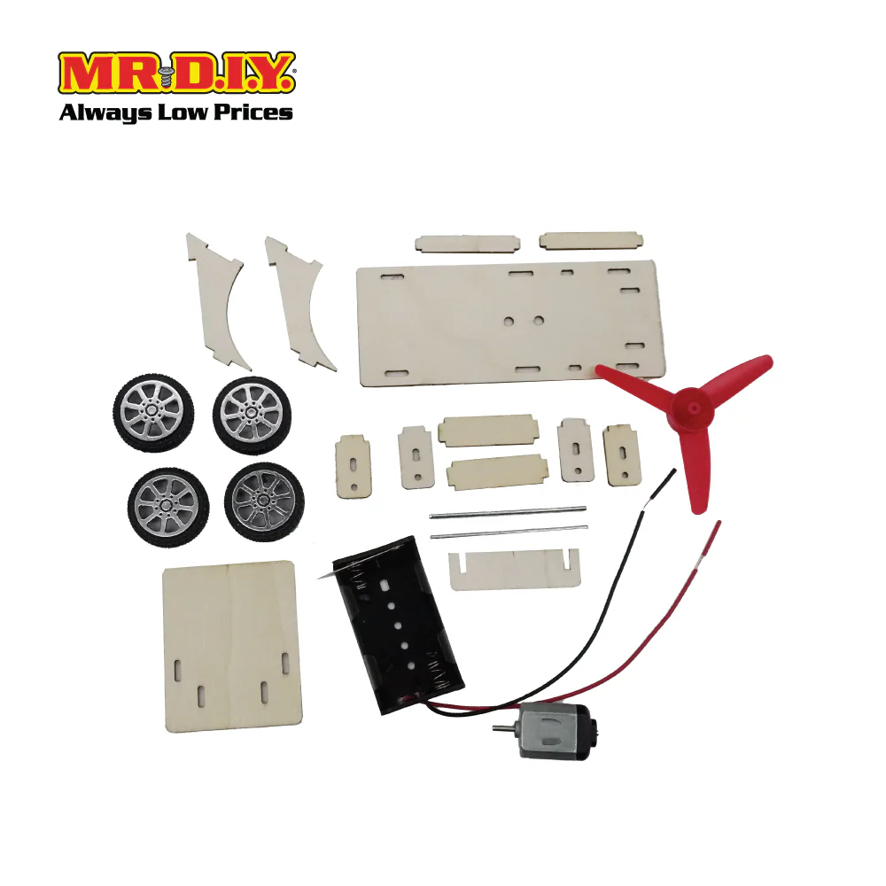 STEM Handmade Science Tinkering Kids Toys Wind Off-Road Vehicle Car - Image 3