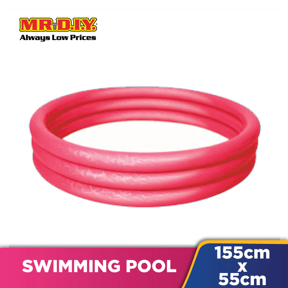 SUNCLUB 3 Ring Inflatable Kids Swimming Pool (1.57m x 25cm) - Image 2