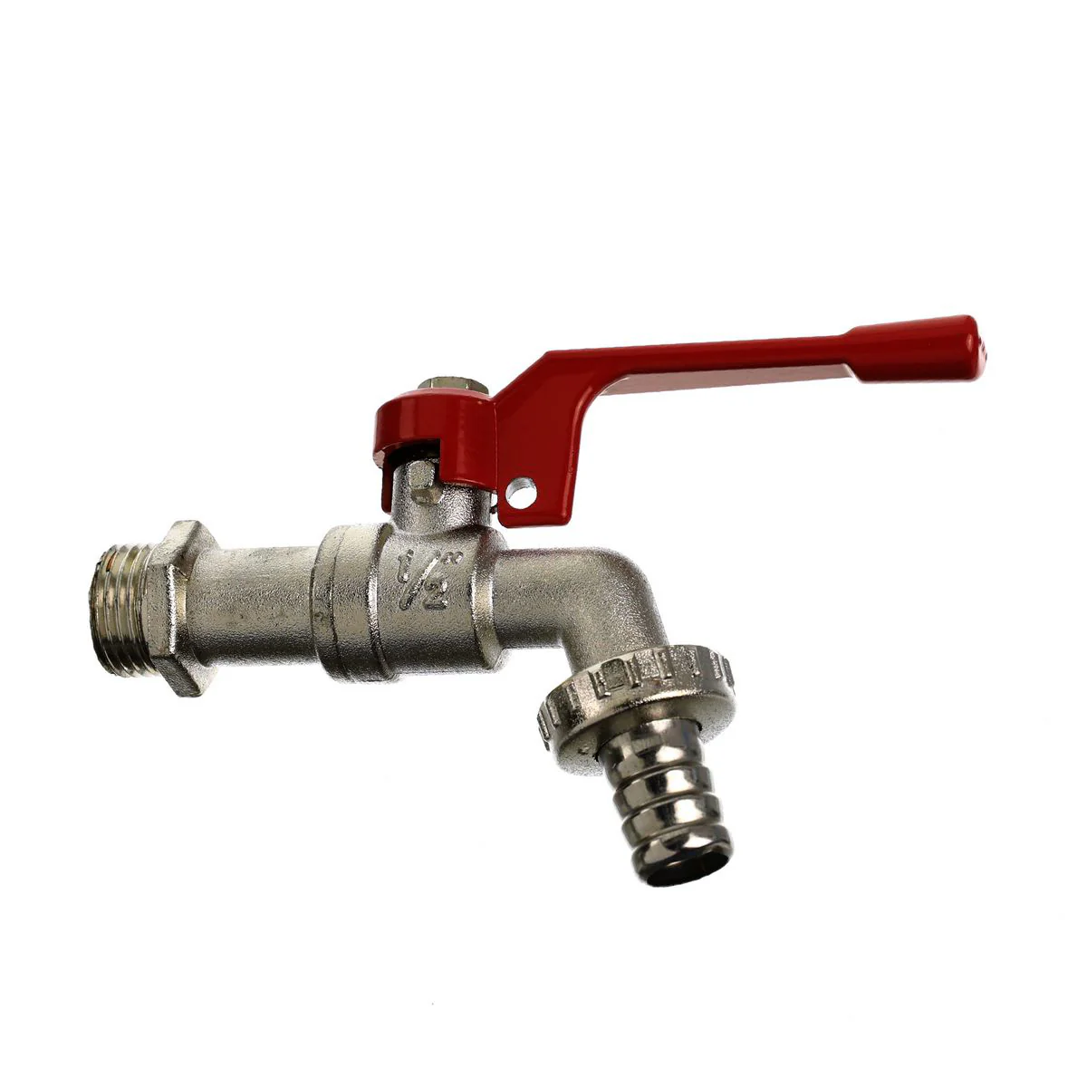 SZW Wall-Mounted Brass Faucet Ball Valve Bib Tap (1/2") - Image 3