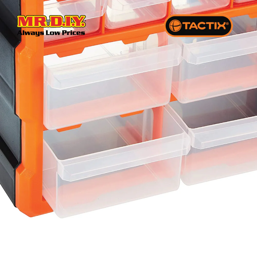 TACTIX 12-Drawers Storage Bin - Image 4