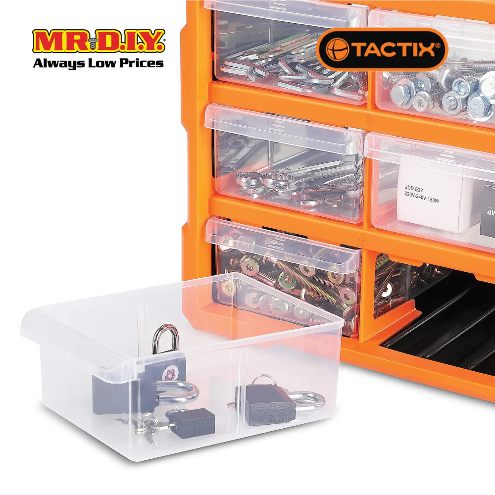 TACTIX 18-Drawers Storage Bin - Image 2