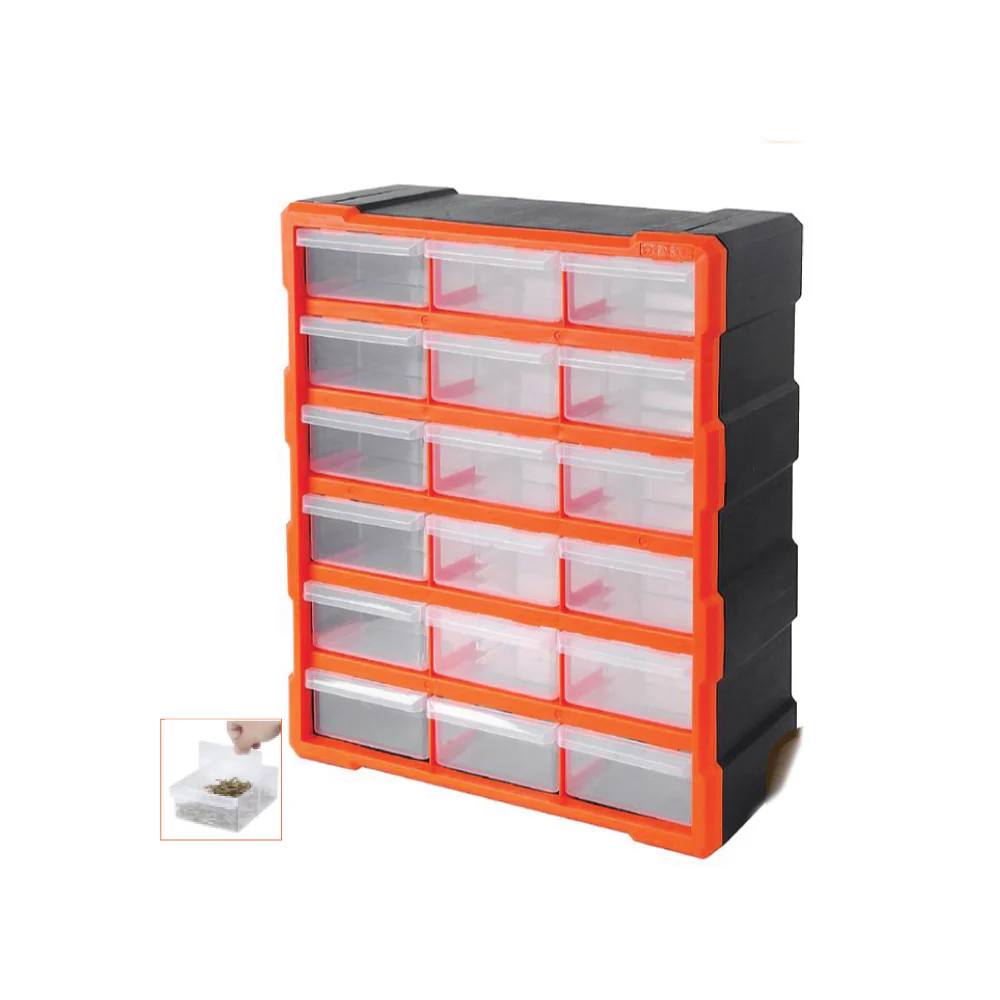 TACTIX 18-Drawers Storage Bin - Image 5