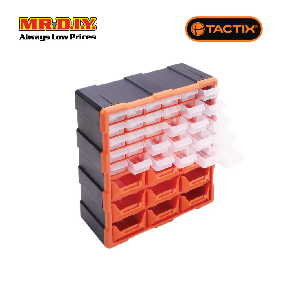 TACTIX 30-Drawers Storage Bin With 9 Tray - Image 2