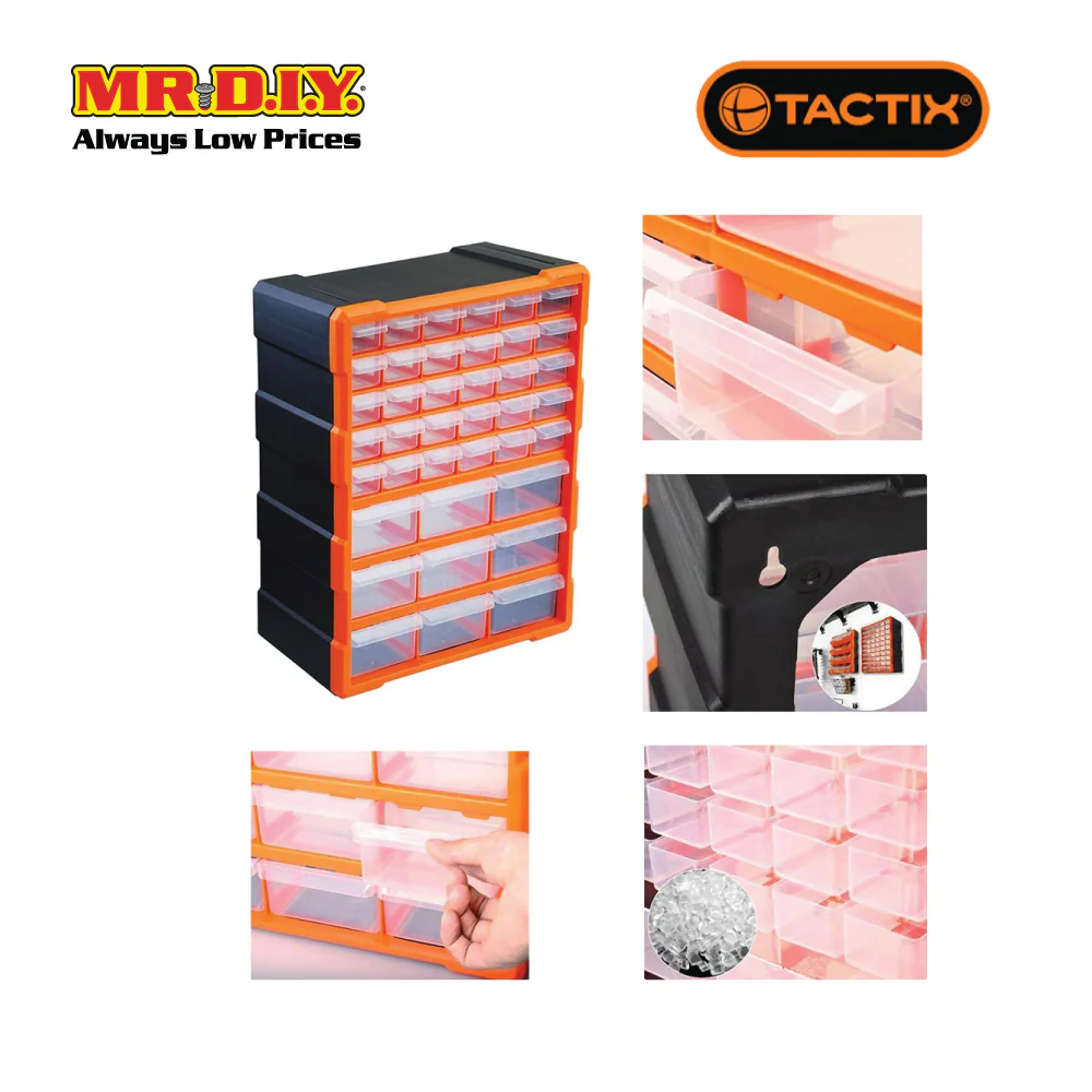 TACTIX 39-Drawers Storage Bin - Image 3