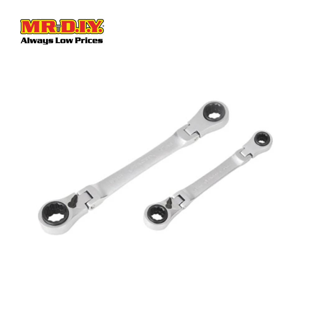 TACTIX 4-In-1 Double Flex Ratchet Wrench (2 pieces) - Image 2