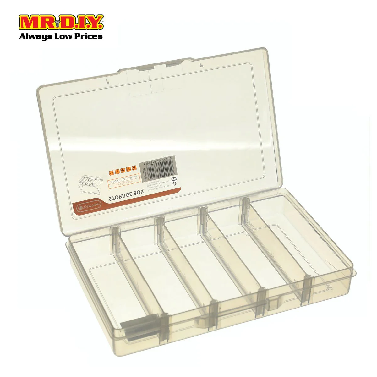 TACTIX 5 Compartments Storage Box - Image 2