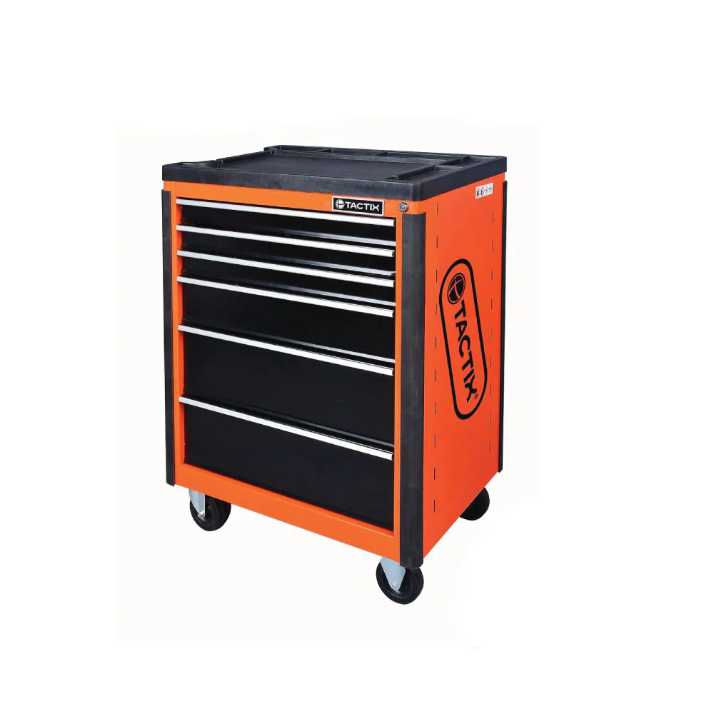 TACTIX 6- Drawers Wide Roll Away Cabinet - Image 2