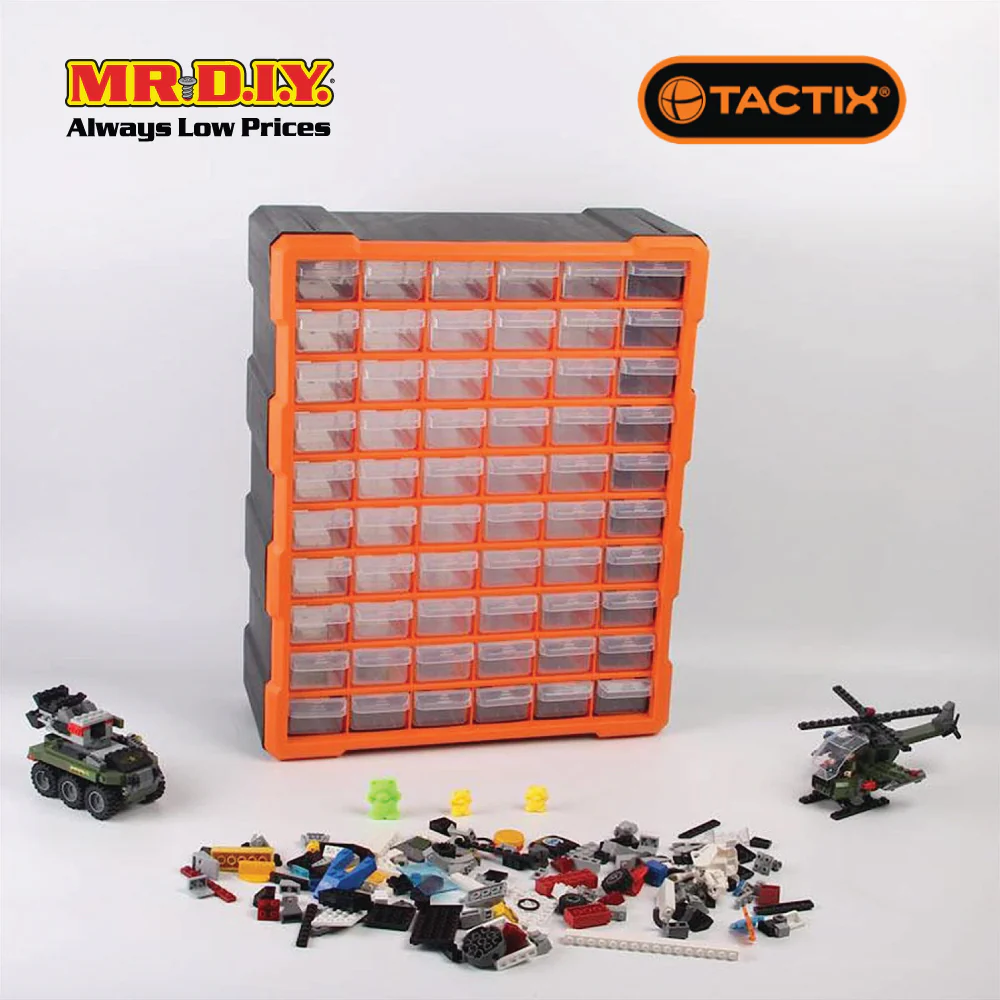 TACTIX 60-Drawers Storage Bin - Image 4
