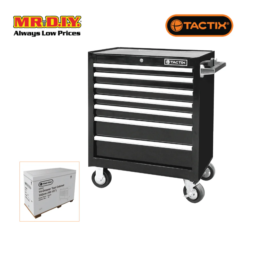 TACTIX 7-Drawers Tool Cabinet (68cm) - Image 2