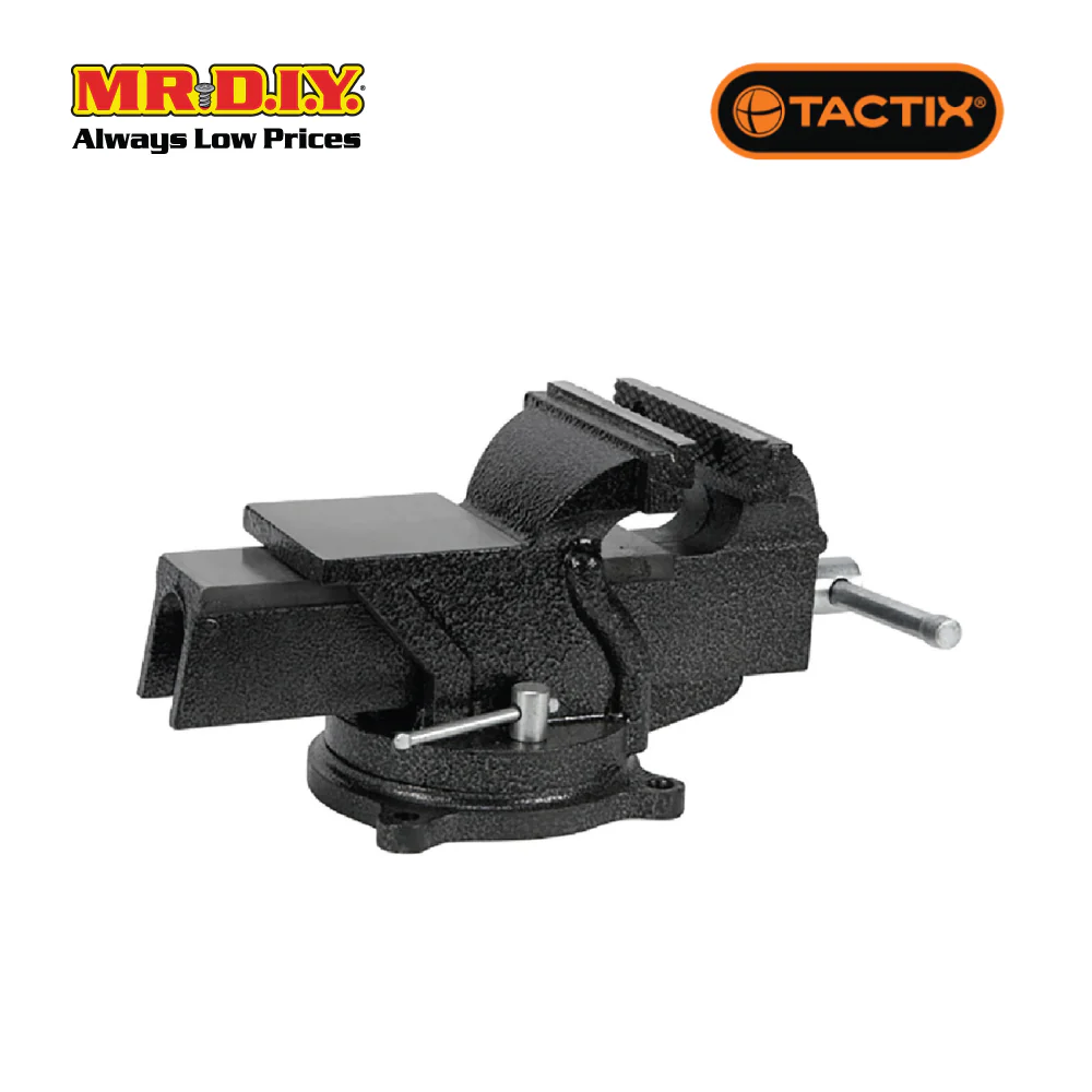 TACTIX Bench Vise With Swivel Base (5 Inch) - Image 3