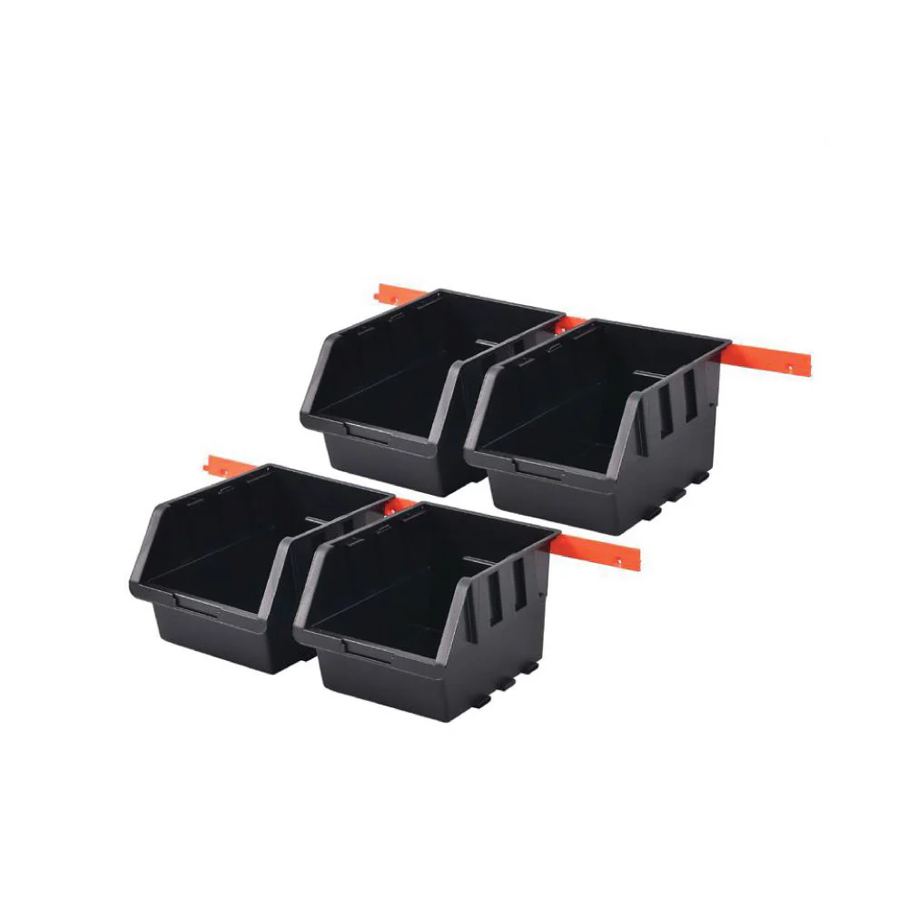 TACTIX Black Storage Bin Set (4 pieces) - Image 5