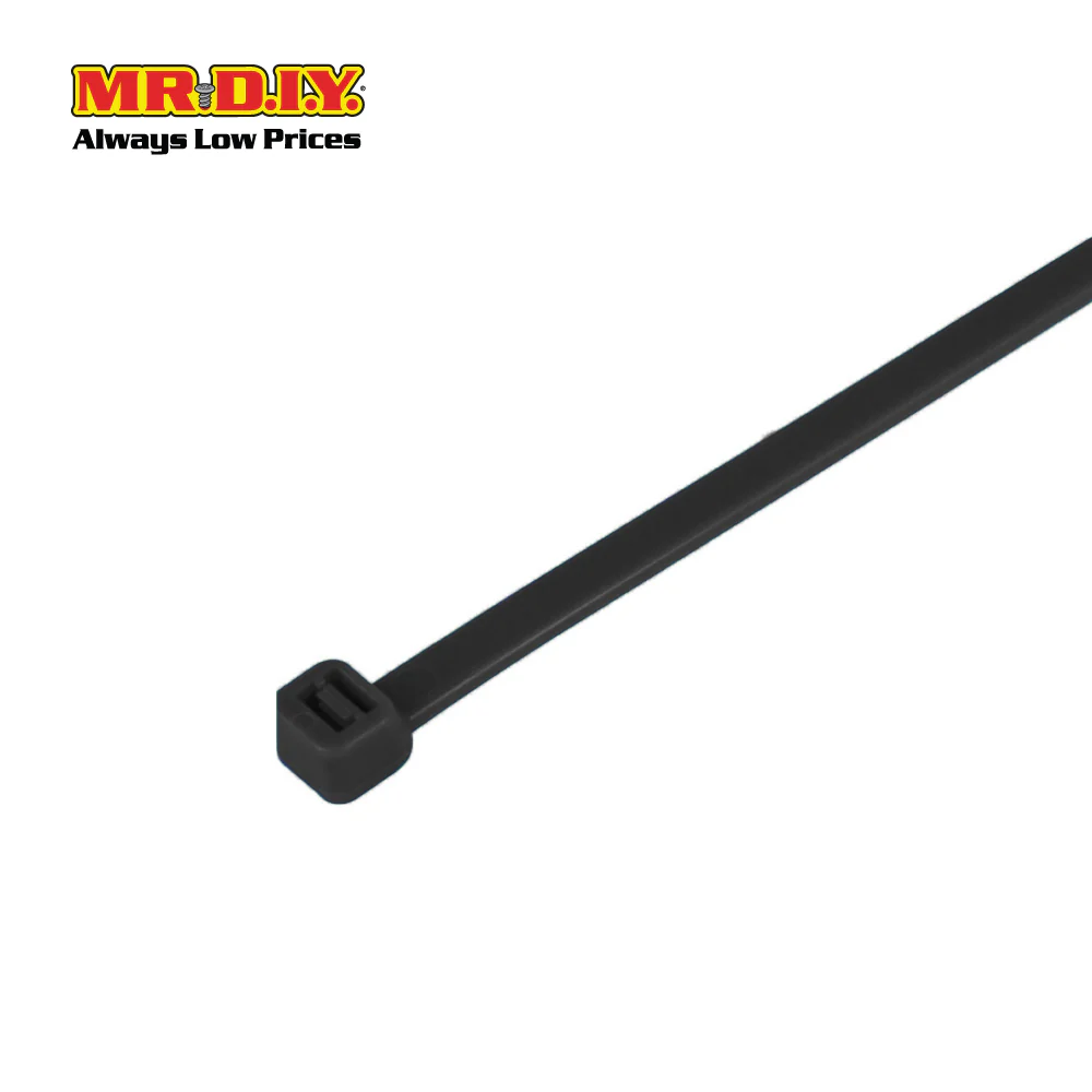 TACTIX Black Cable Ties (3.6mm x 25cm) 100pcs - Image 4