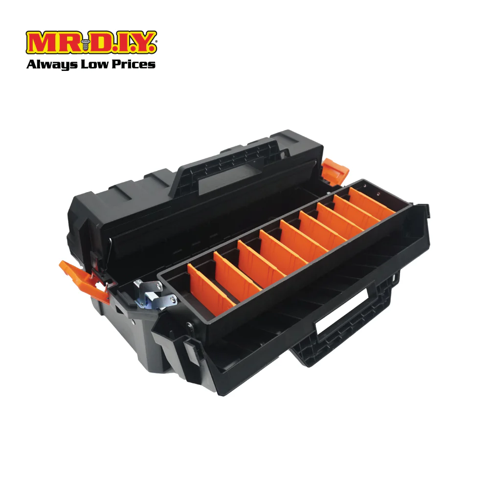 TACTIX Cantilever Plastic Tool Box Organizer 320350 (47cm / 18-1/2") (47 x 23 x 24.5cm) - Image 6