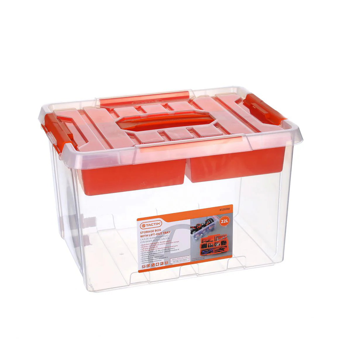 TACTIX Clear Container (22L) - Image 4