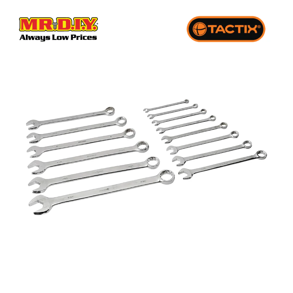 TACTIX Combination Wrench In Tray (16 pieces) - Image 3
