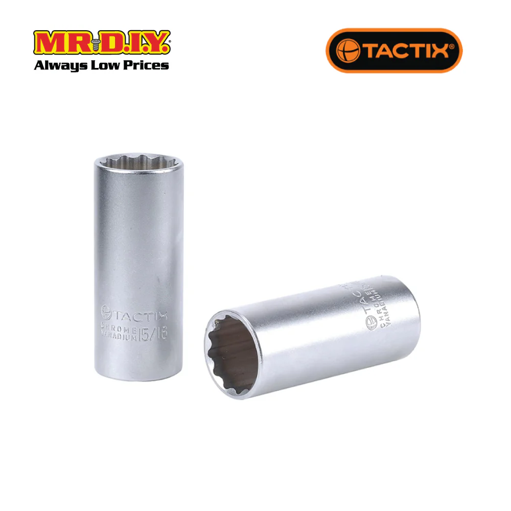 TACTIX Deep Socket (7 pieces x 1/2 Inch) - Image 3