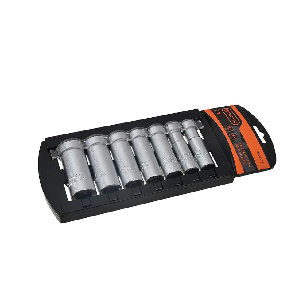 TACTIX Deep Socket (7 pieces x 3/8 Inch) - Image 2