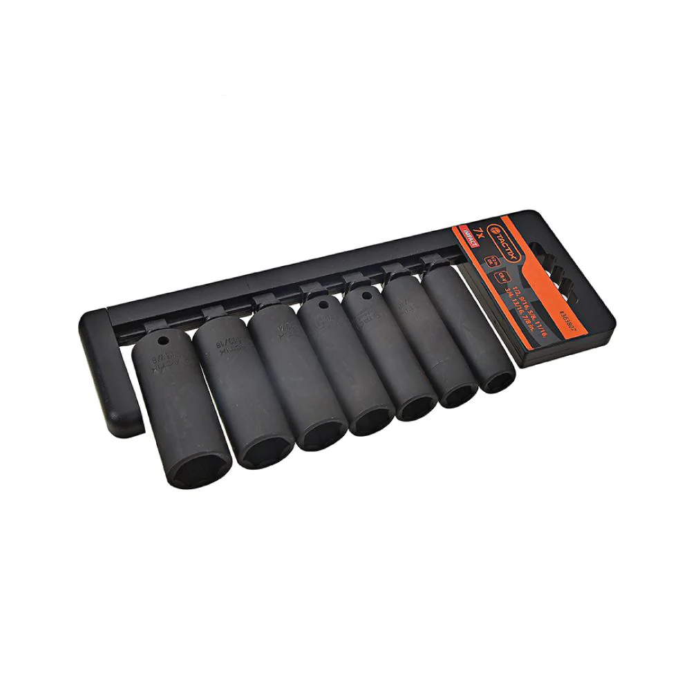 TACTIX Dr. Deep Impact Socket  (7 pieces x 1/2 Inch) - Image 4