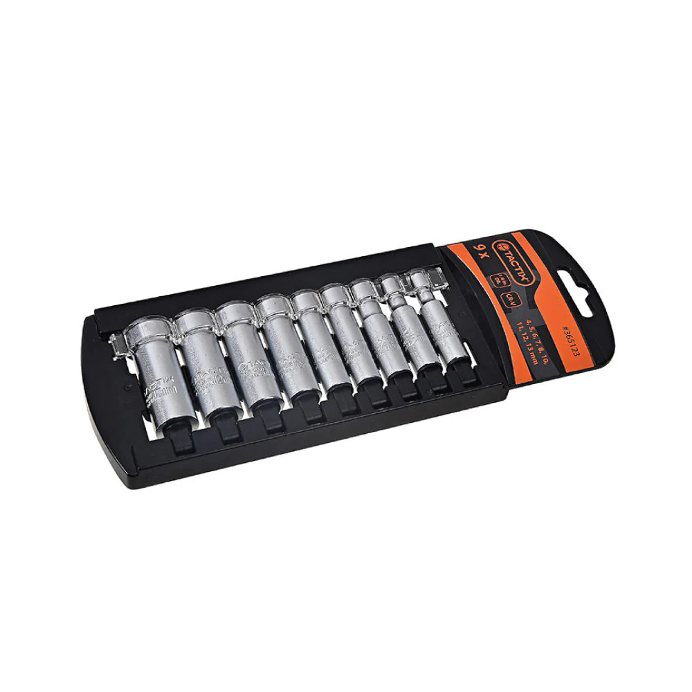 TACTIX Dr.Deep Socket (9 pieces x 1/4 Inch) - Image 4