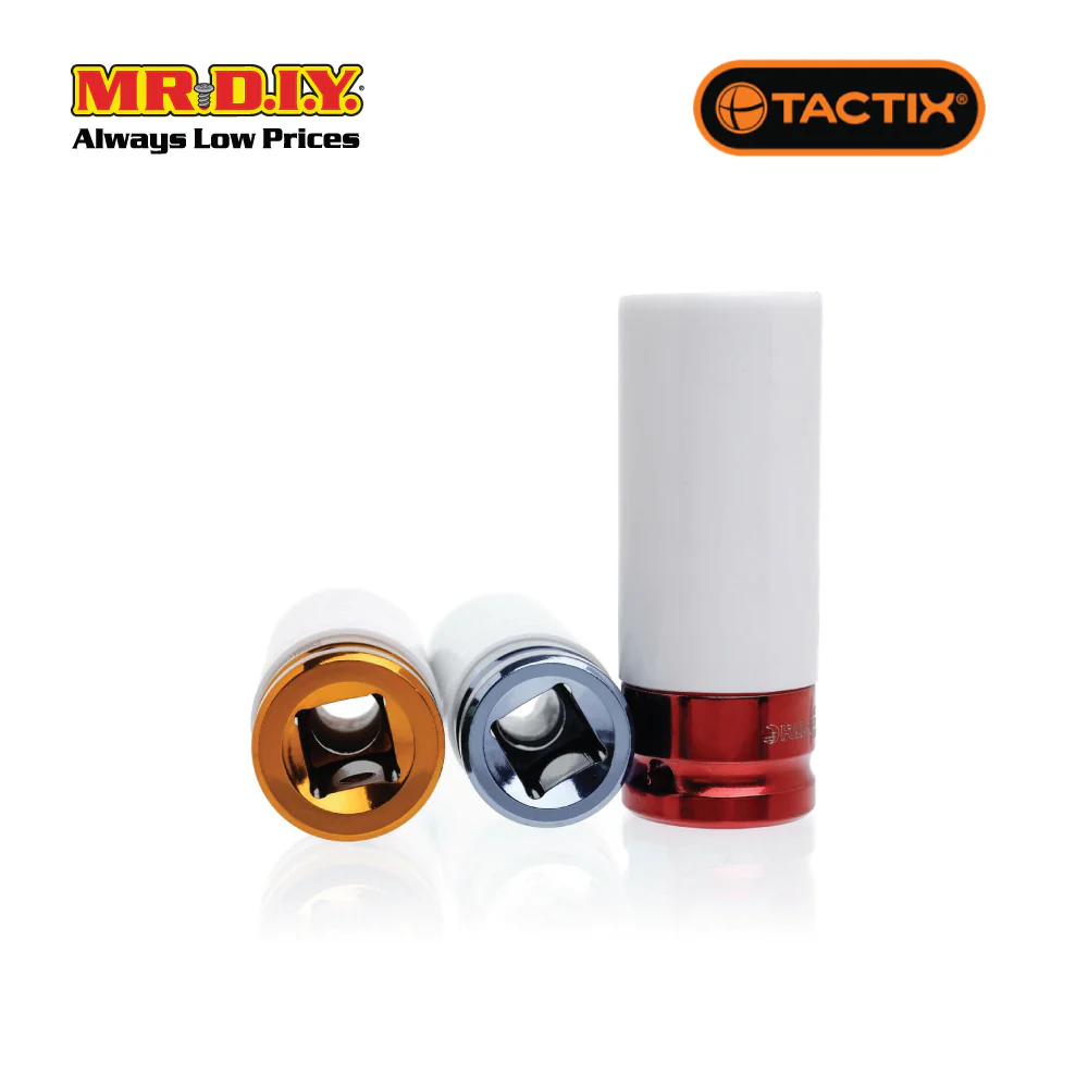 TACTIX Dr. Impact Wheel Nut Socket (3 pieces  x 1/2 Inch) - Image 3