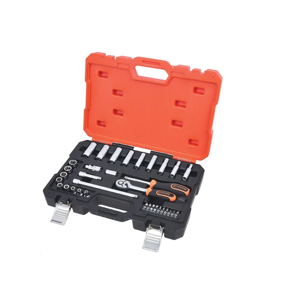 TACTIX Dr.Socket Set (34 pieces x 1/4 Inch) - Image 2