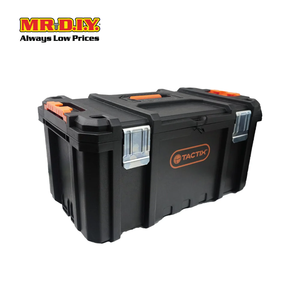 TACTIX Durable Middle Tool Box Storage Organizer Light Modular System 320384 (51.2 x 28.5 x 26.3 cm) - Image 2