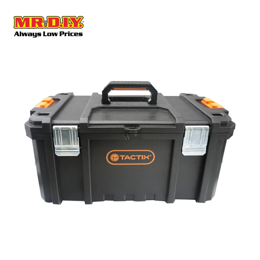 TACTIX Durable Middle Tool Box Storage Organizer Light Modular System 320384 (51.2 x 28.5 x 26.3 cm) - Image 4