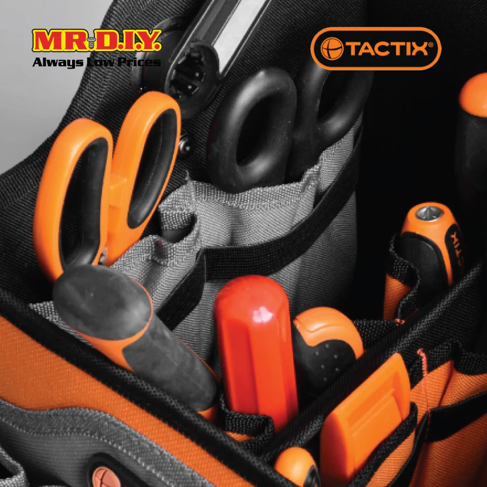 TACTIX Electrician Tote Tool Bag (25cm) - Image 3
