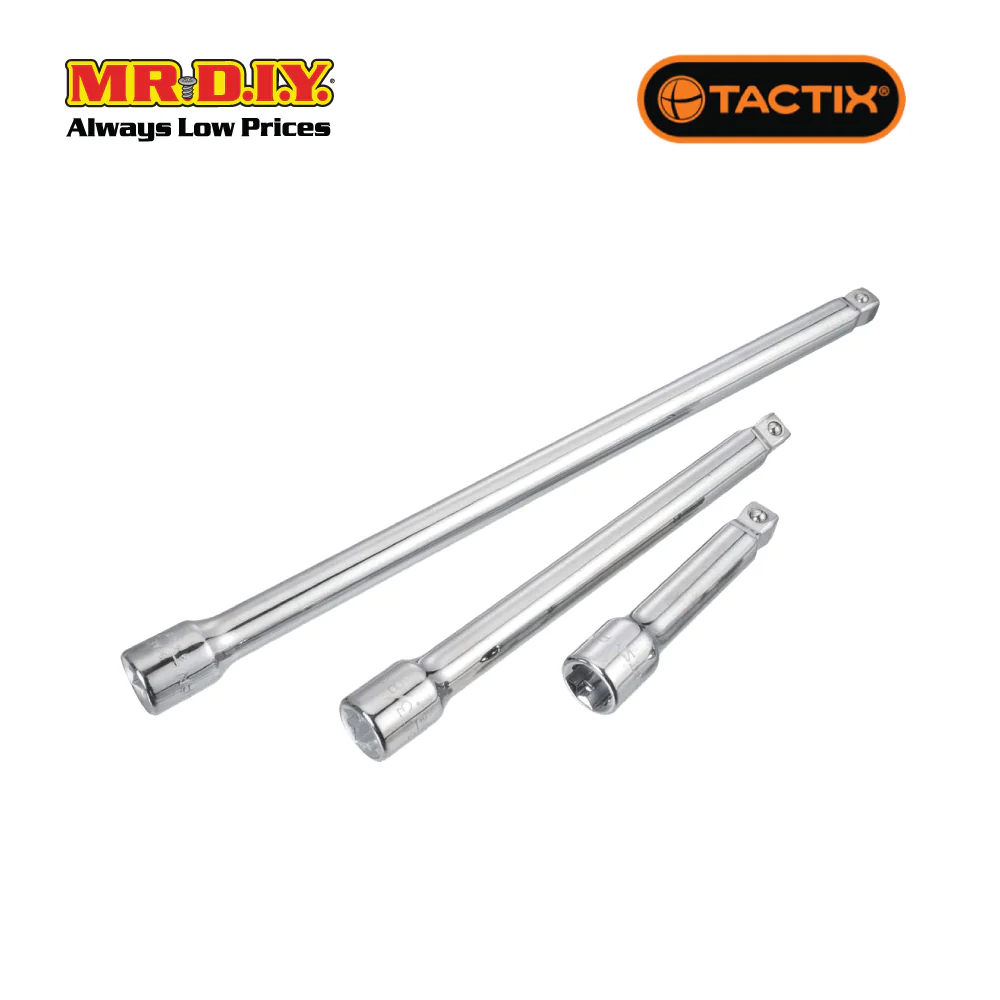 TACTIX Extension Bar Set (3 pieces x 3/8 Inch) - Image 2