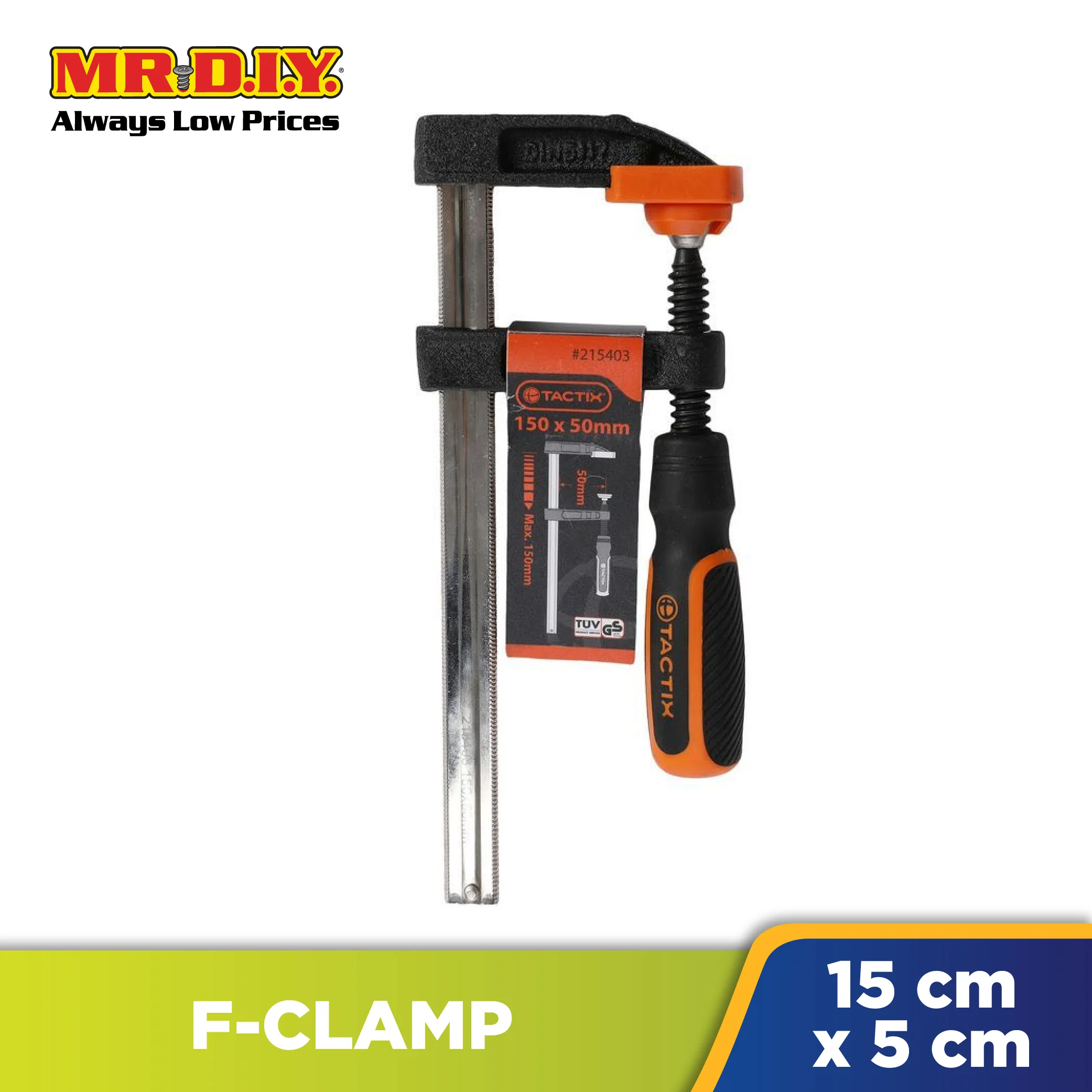 TACTIX F-Clamp 150x 50mm - Image 2
