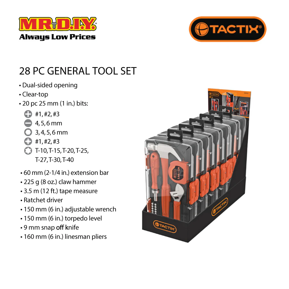 TACTIX General Tool Set (28 pieces) - Image 3