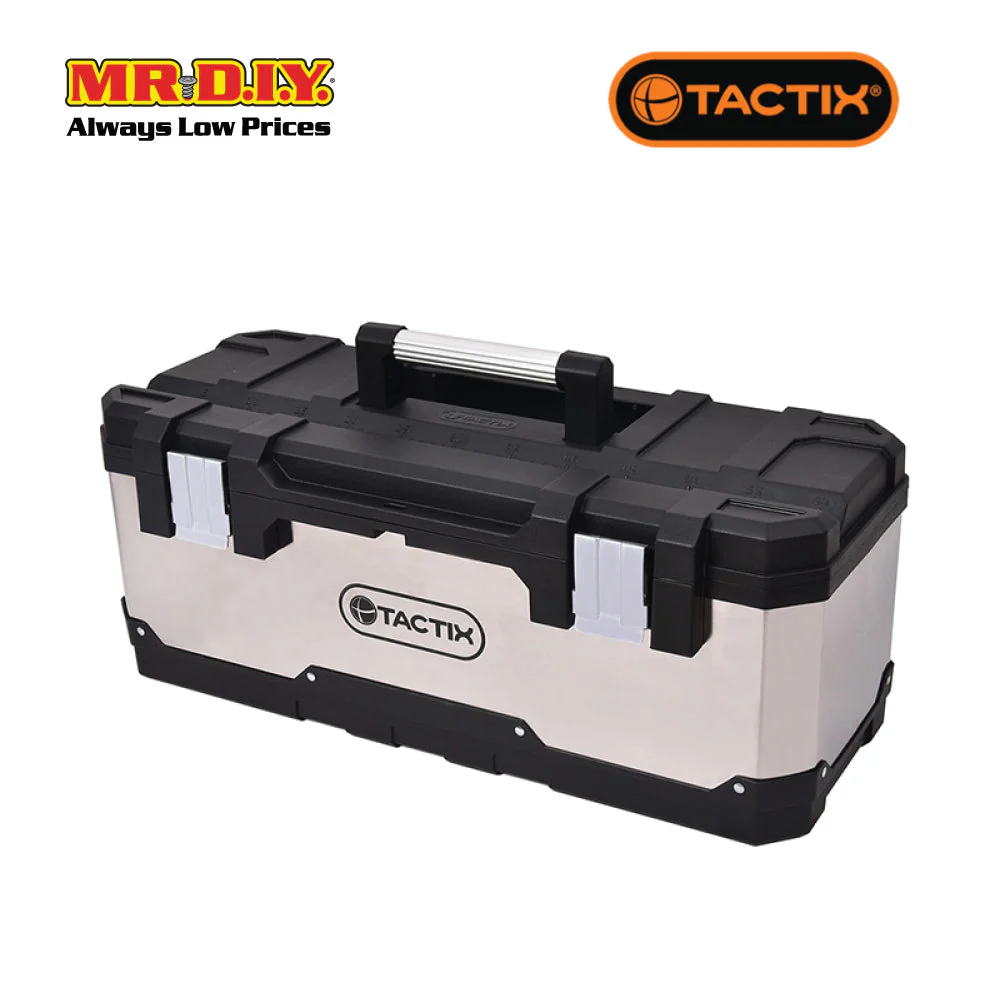 TACTIX Heavy Duty stainless steel tool box (26inch) - Image 2