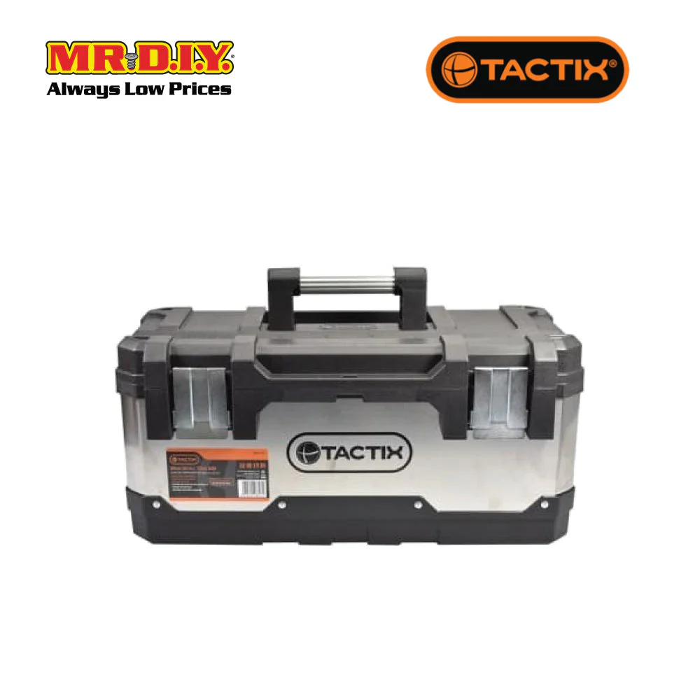 TACTIX Heavy Duty stainless steel tool box (26inch) - Image 3