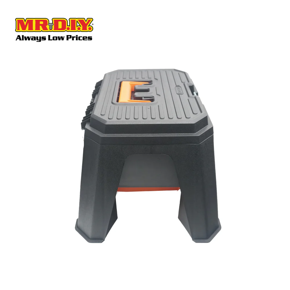 TACTIX Heavy-Duty Step Stool Storage Tool Organizer 320352 (50.8 x 40.6 x 31.8cm) - Image 6