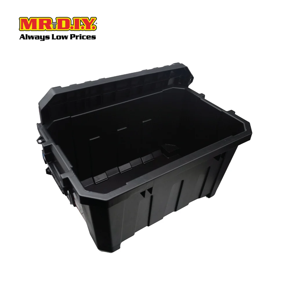 TACTIX Heavy-Duty Storage Container Plastic Tool Box Organizer 320502 (45L) (60.5 x 38.3 x 32.5cm) - Image 5