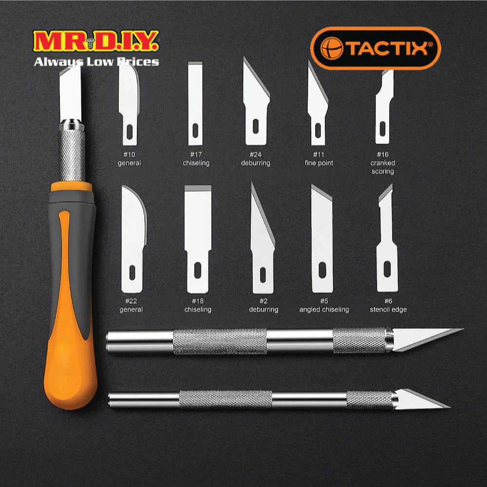 TACTIX Hobby Knife Set (16 pieces) - Image 2