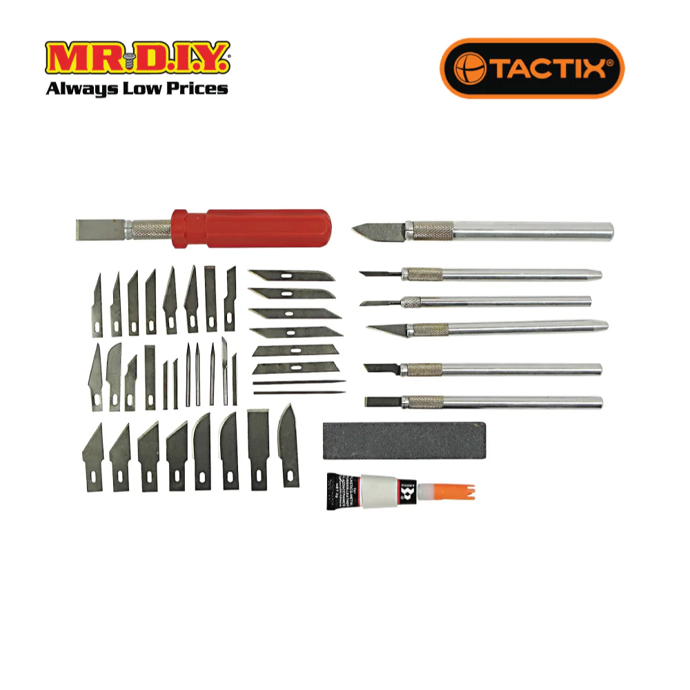 TACTIX Hobby Knife Set (51 pieces) - Image 2
