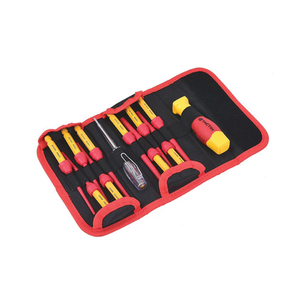 TACTIX Insulated Changeable Screwdriver Set (12 pieces) - Image 5