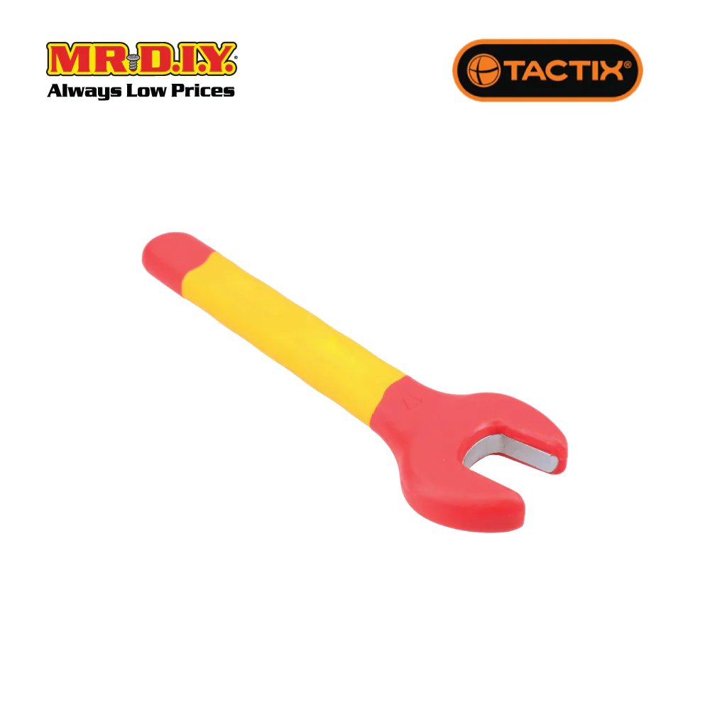 TACTIX Insulated VDE Open End Wrench (17mm) - Image 2