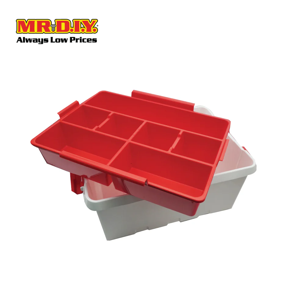 TACTIX Large Clear Household Medicine Container Storage Box 320268 (15L) (40.4 x 30.4 x 18.7cm) - Image 3