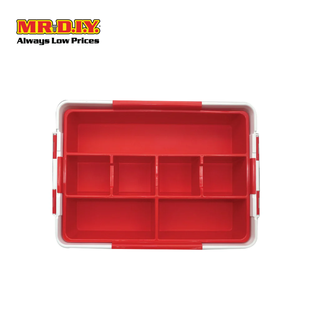 TACTIX Large Clear Household Medicine Container Storage Box 320268 (15L) (40.4 x 30.4 x 18.7cm) - Image 4