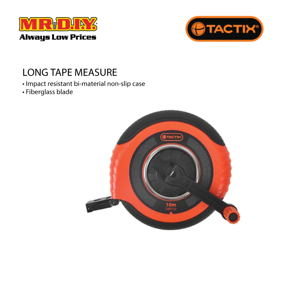 TACTIX Long Tape With Soft Handle (30m x 15mm) - Image 2
