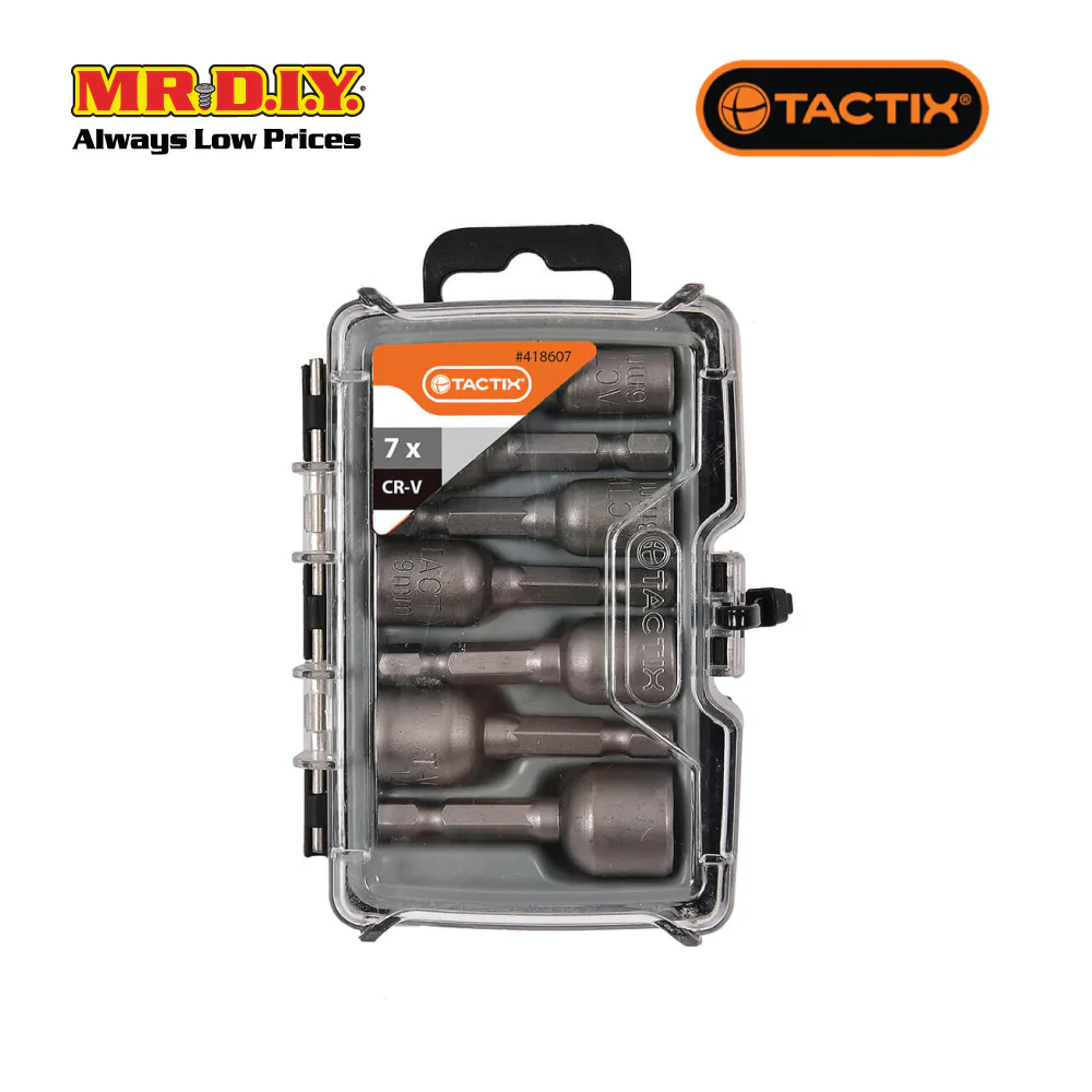 TACTIX Magnetic Nut Driver Set (7 pieces) - Image 3