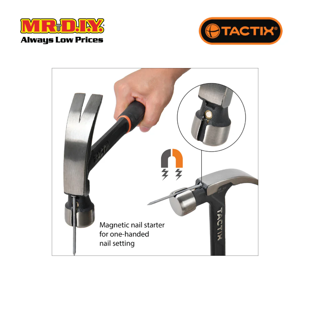 TACTIX Max-Impact Claw Hammer (450g) - Image 3